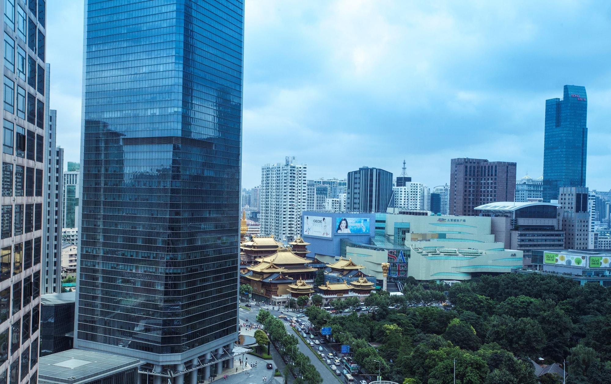 Hotel The Kunlun Jing An Shanghái Exterior foto