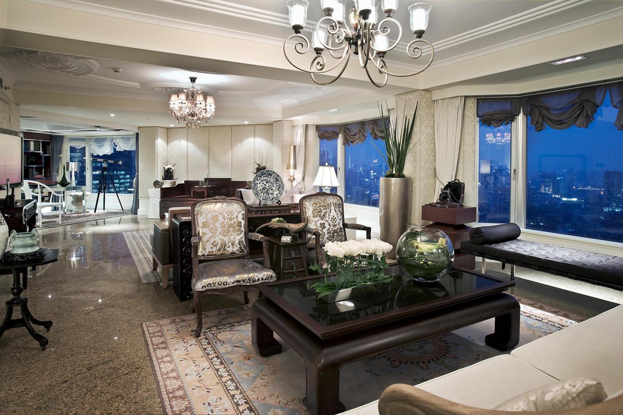 Hotel The Kunlun Jing An Shanghái Habitación foto