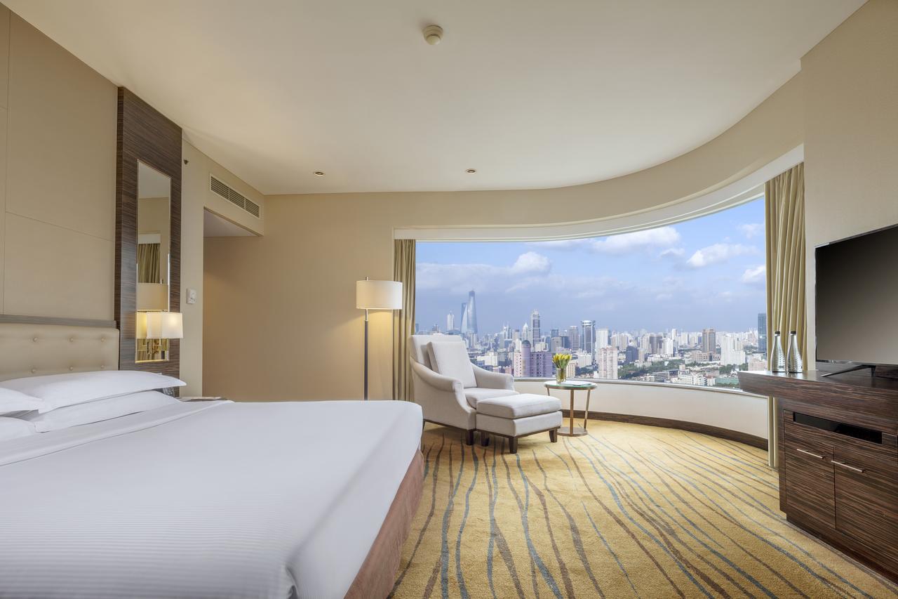 Hotel The Kunlun Jing An Shanghái Exterior foto